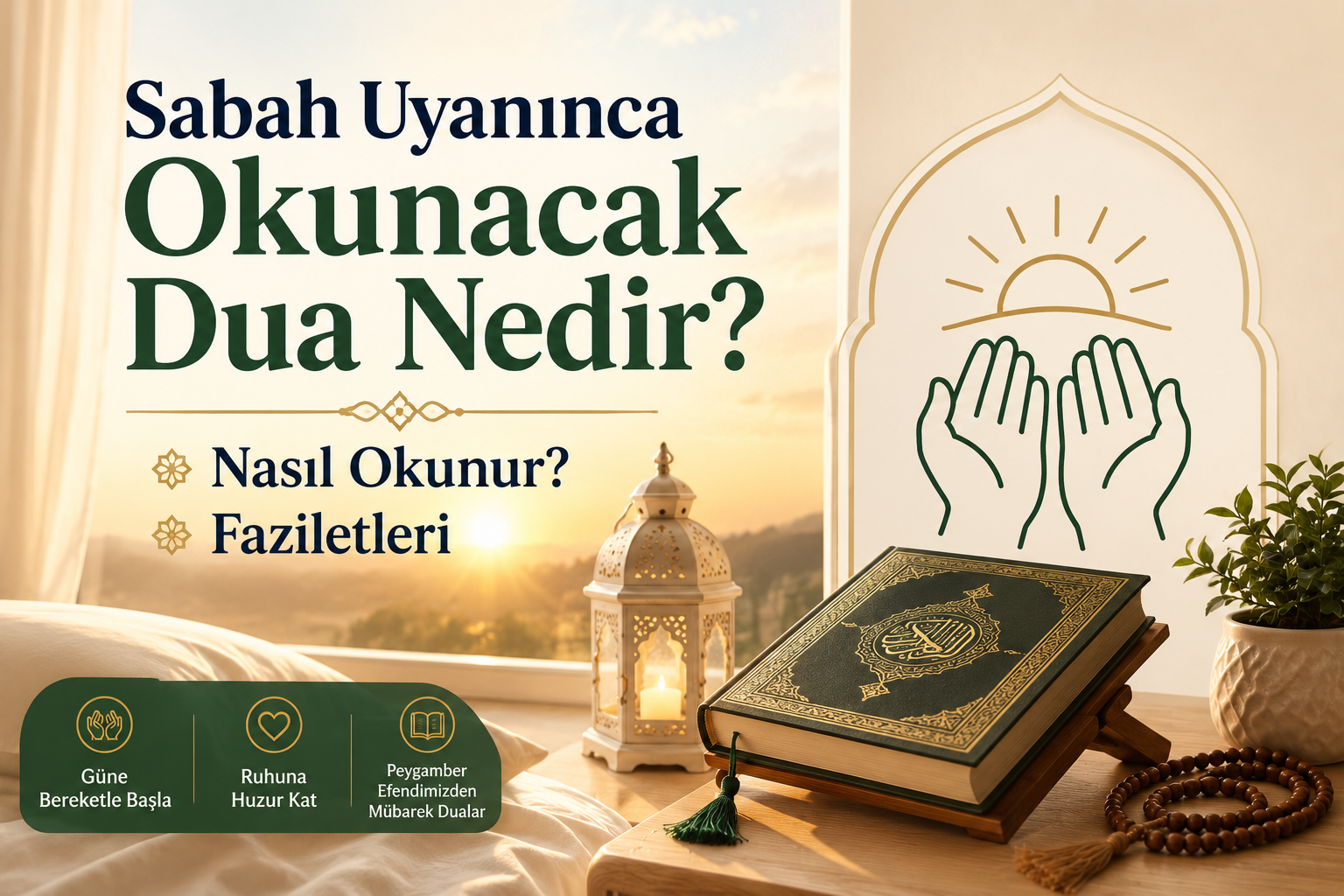 Sabah Uyanınca Okunacak Dua Nedir? Nasıl Okunur? Faziletleri