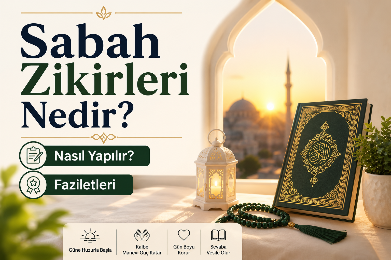 Sabah Zikirleri Nedir? Nasıl Yapılır? Faziletleri