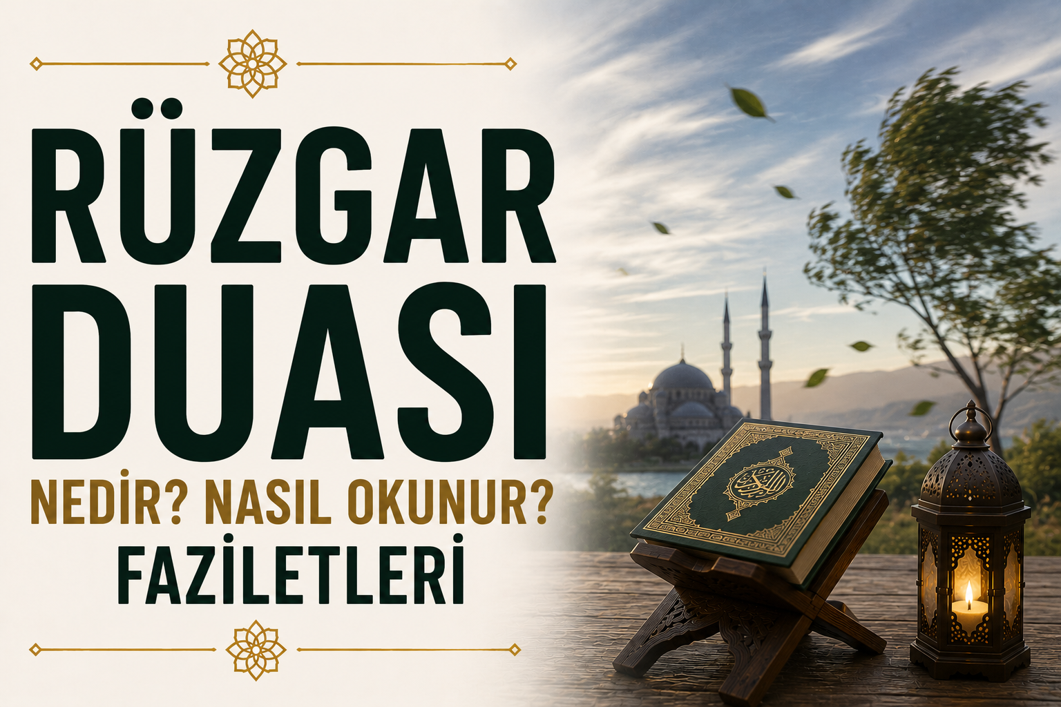 Rüzgar Duası Nedir? Nasıl Okunur? Faziletleri