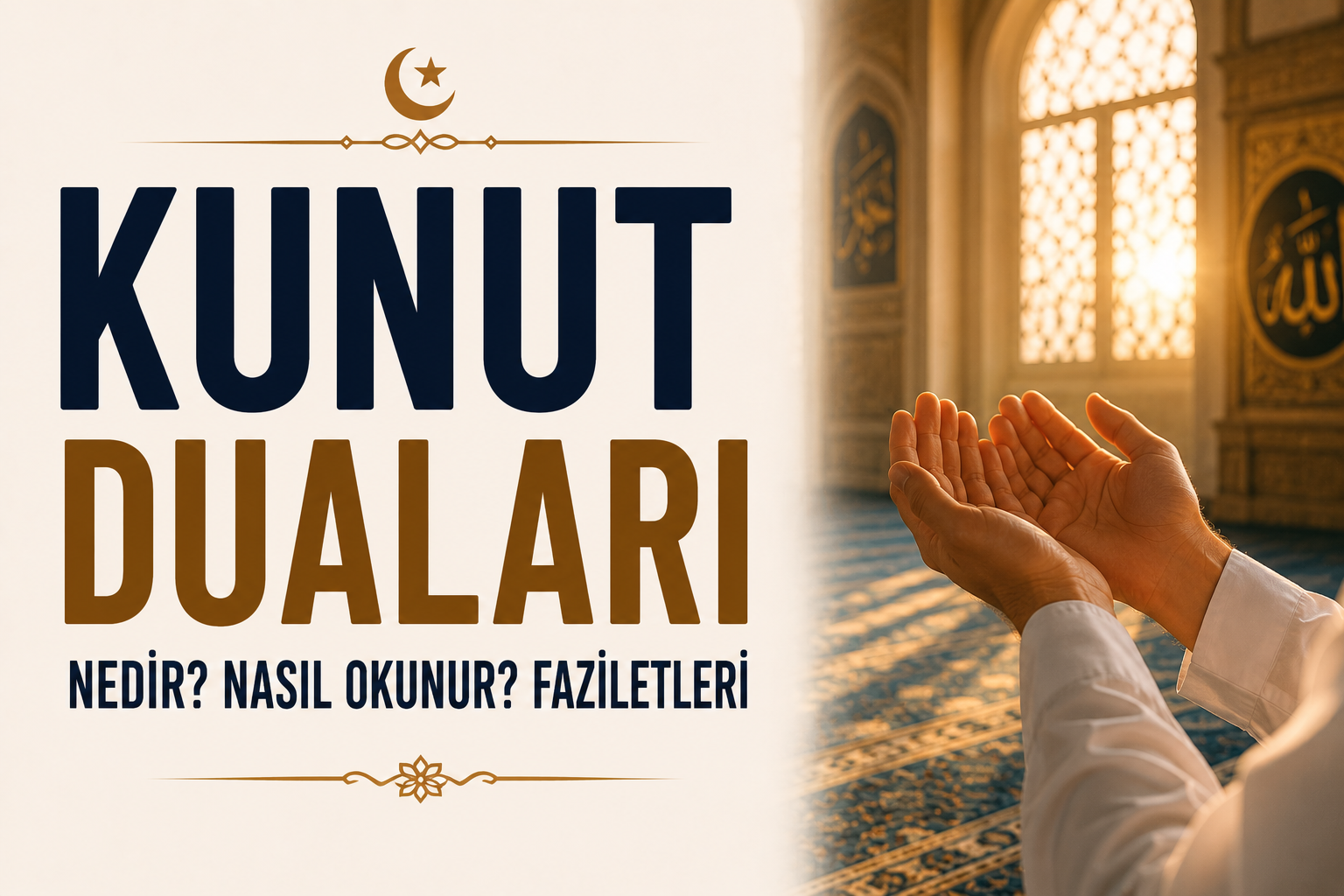 Kunut Duaları Nedir? Nasıl Okunur? Faziletleri