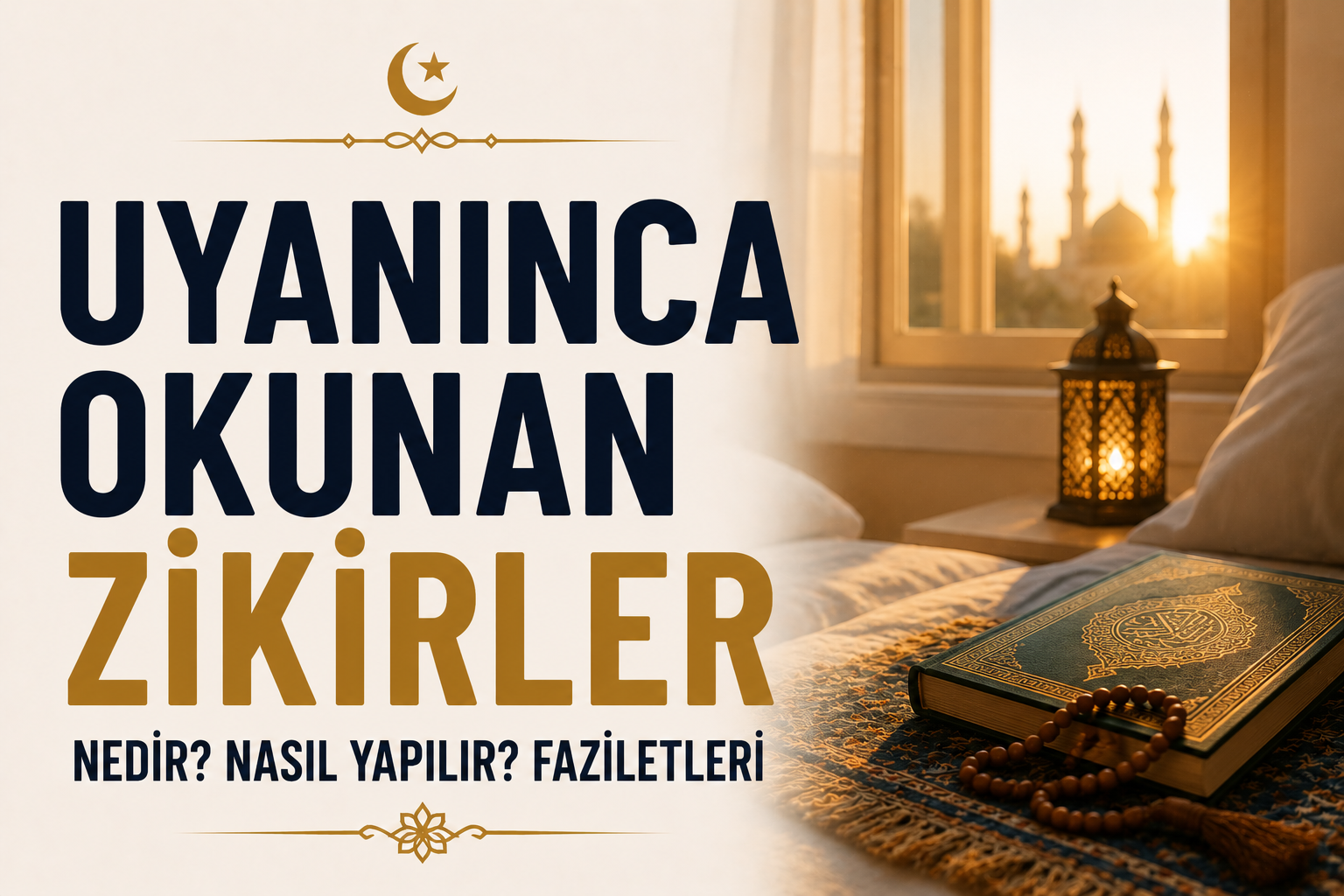 Uyanınca Okunan Zikirler Nedir? Nasıl Yapılır? Faziletleri
