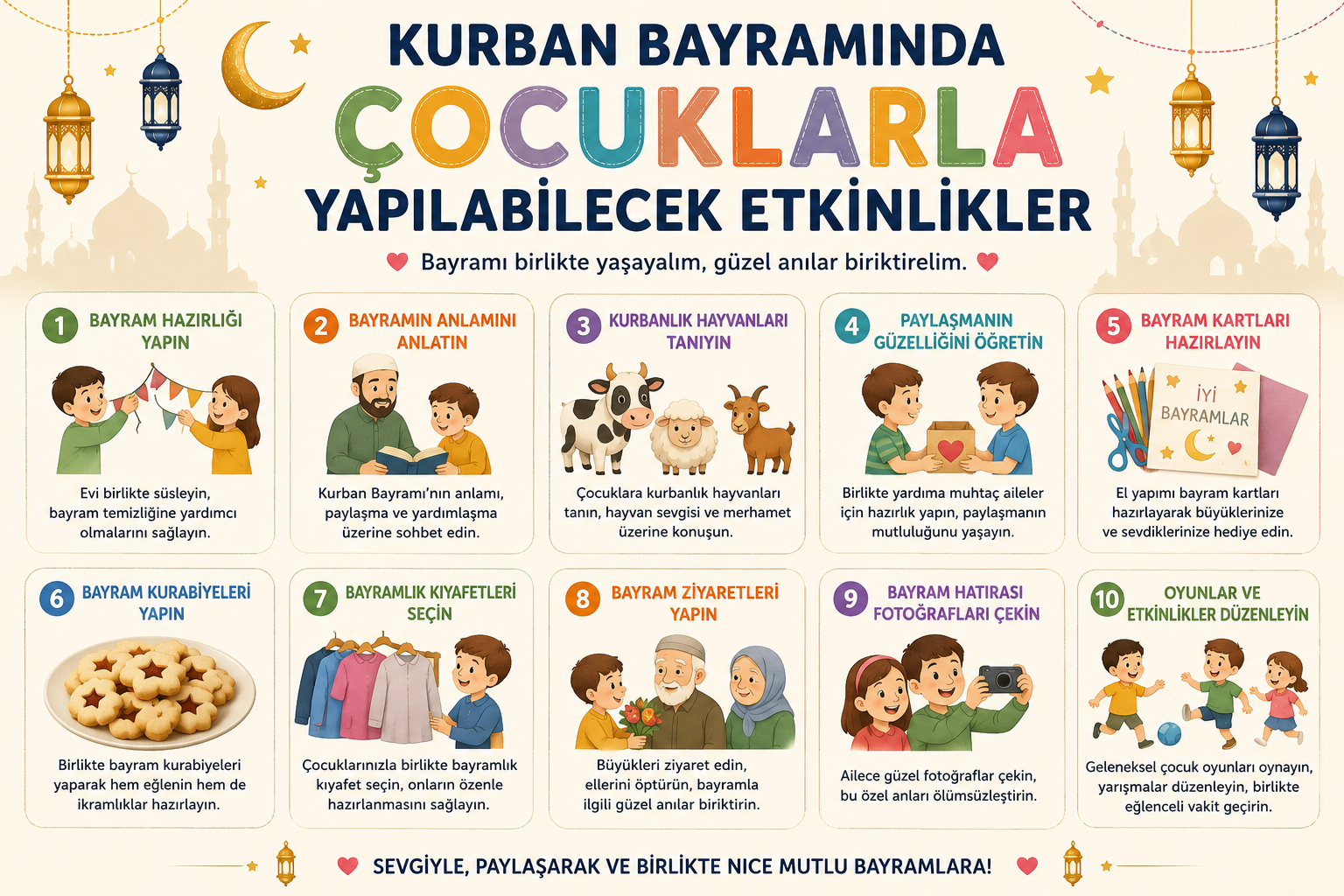 Kurban Bayramında Çocuklarla Yapılabilecek Etkinlikler